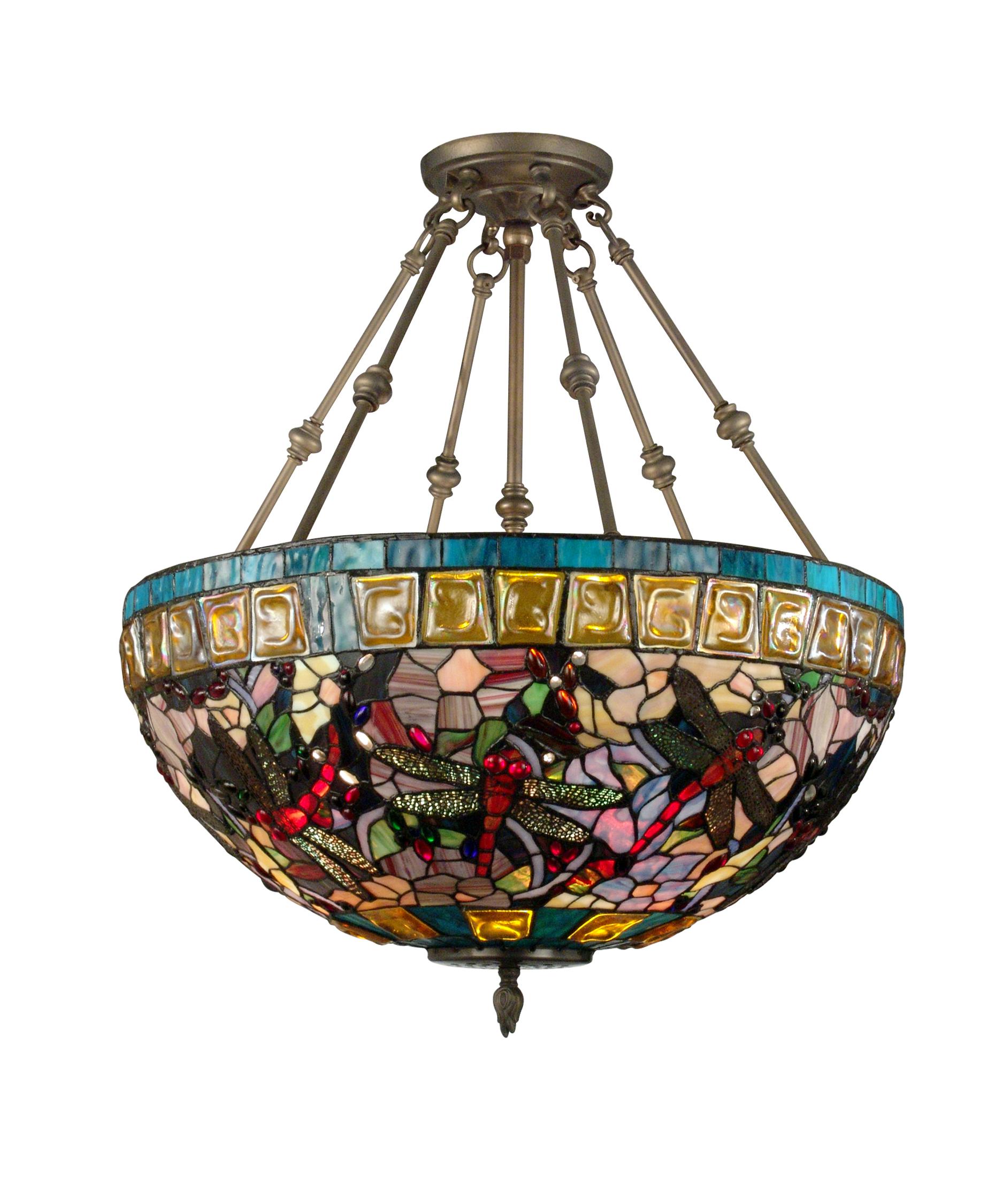 Dale Tiffany TH60096 24 Inch Large Pendant Capitol Lighting 1